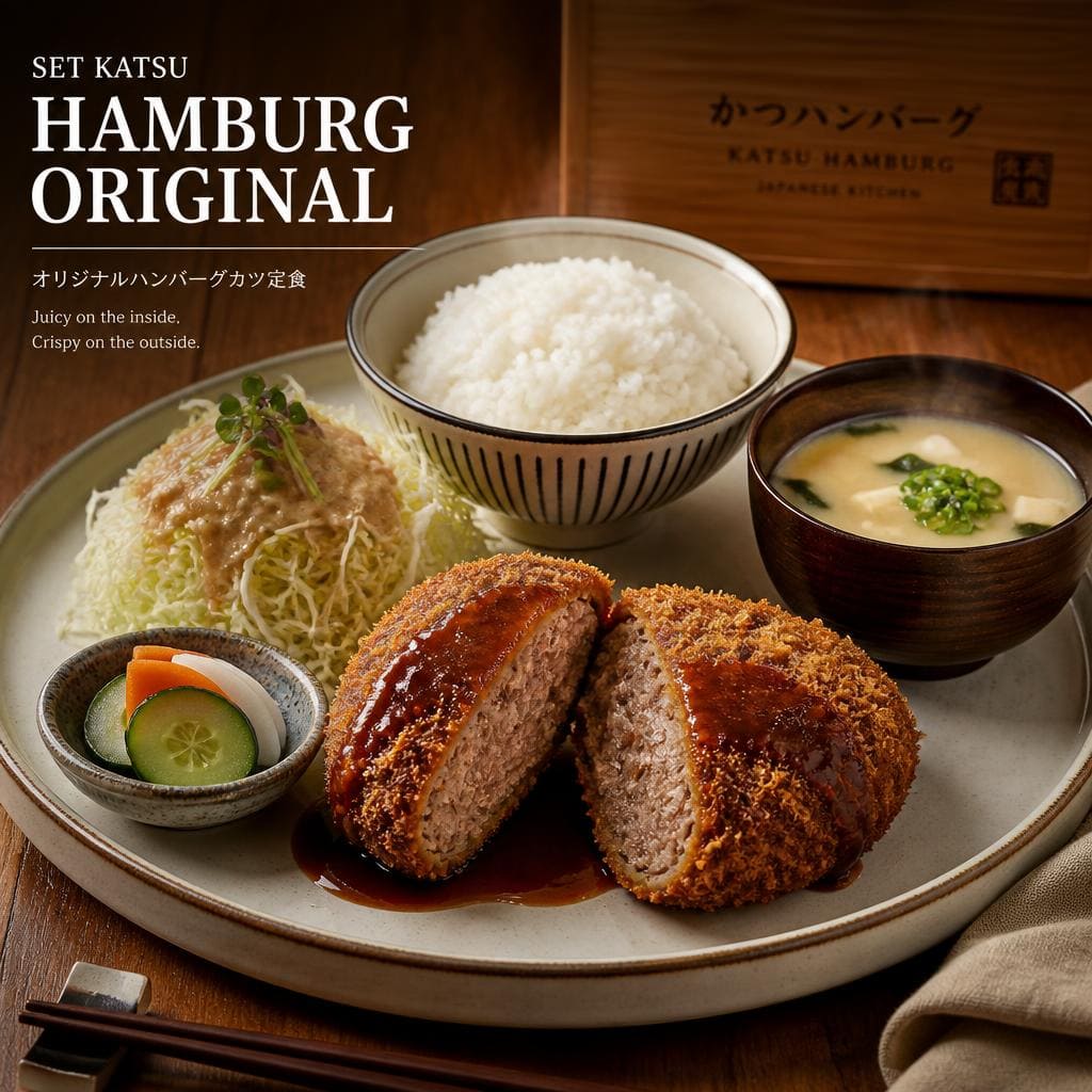 Set Katsu Hamburg Original
